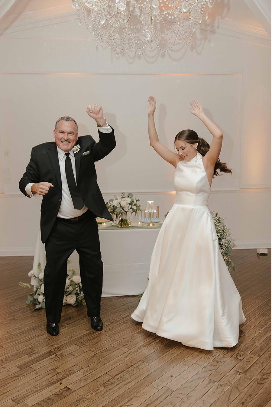 - 09 bride and her father dancing at her wedding reception