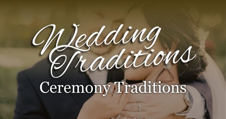 Wedding Traditions of a couple showing their wedding rings - part of wedding ceremony tradition