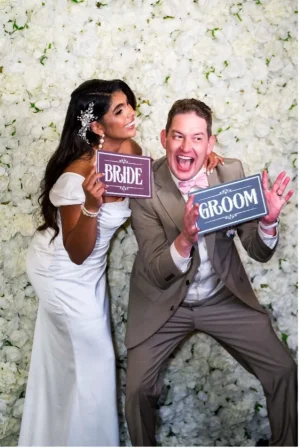 Maria and Chris Bride and Groom picture