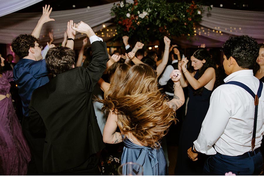 wedding reception dance party
