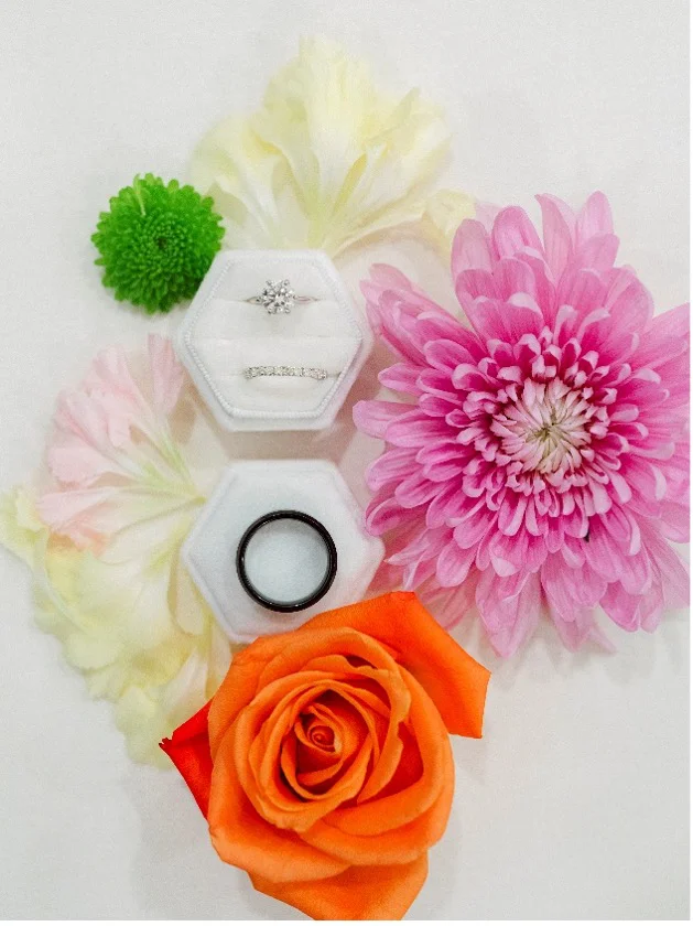 wedding rings by Anna So Photography