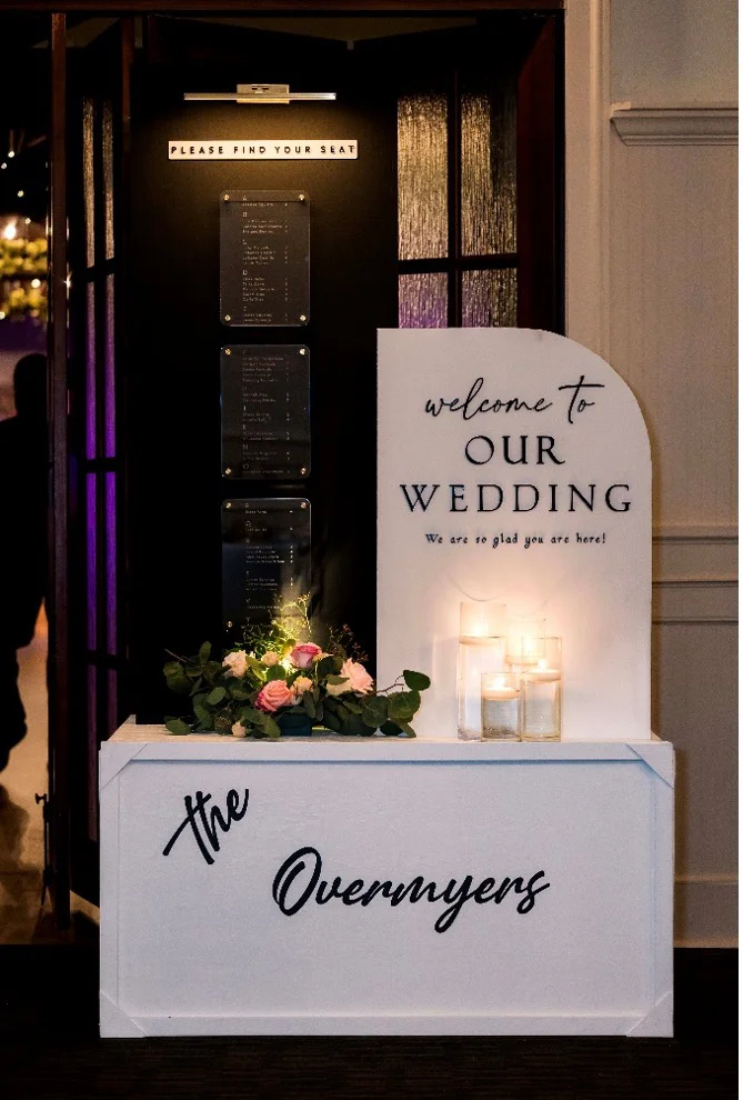 wedding signage Anna So Photography